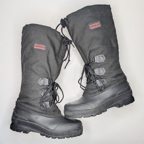 Sorel Kaufman Canada winter snow boots felt lined waterproof women's size 6 - Picture 2 of 6